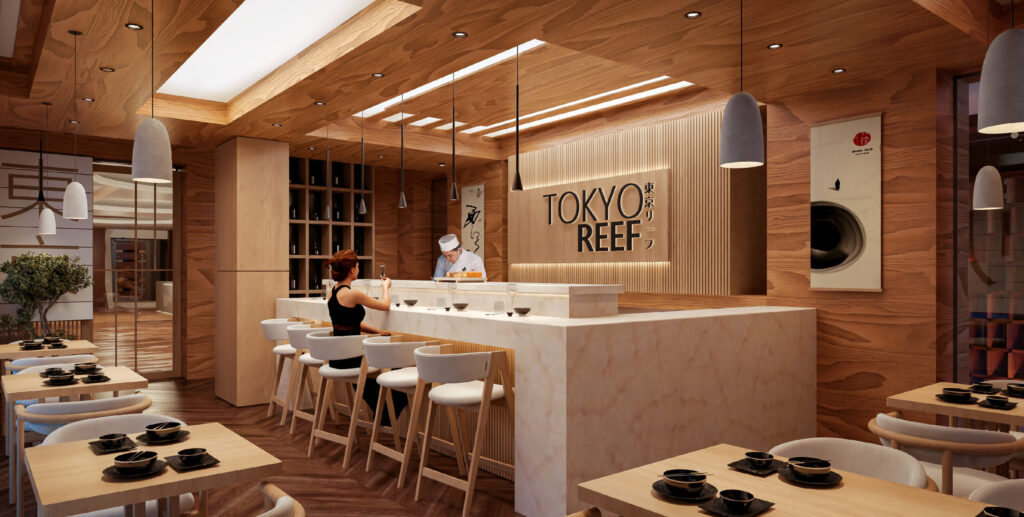 2023.10.22 TOKYO_Page_1 Modern Japanese dining with warm wood elements