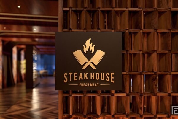 Steakhouse entrance